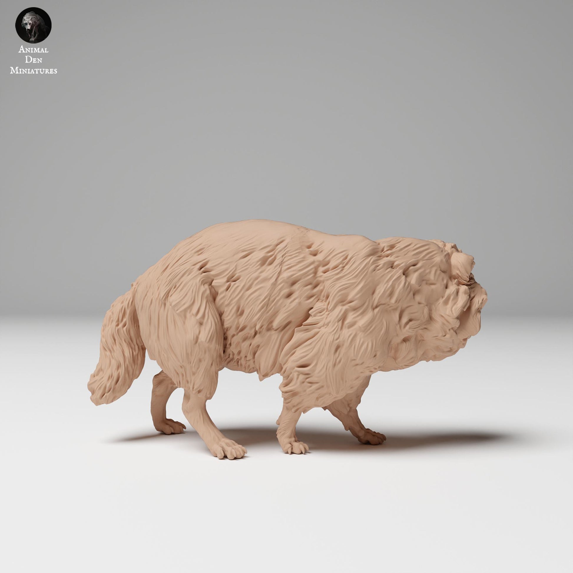 Foto del producto figura de animal diorama, modelismo: 0: figura de fauna salvaje: Tanuki – perro mapache (Ref 24_11_03)