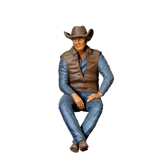 Foto del producto de modelismo de diorama 0: Personas sentadas en un auto - Hombre 4 (Ref. Nr. 352)