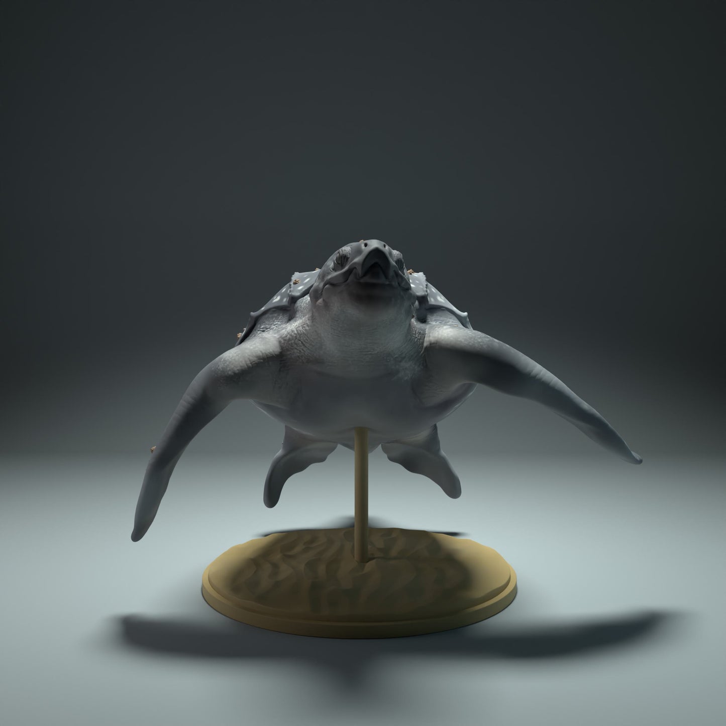 Produktfoto Tier Figur Diorama, Modellbau: 0: Meerestier Figur: schwimmende Lederschildkröte (Ref 01_01_32)