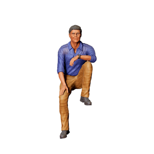 Foto del producto de modelismo de diorama 0: Personas sentadas en un auto - Hombre 5 (Ref. Nr. 353)