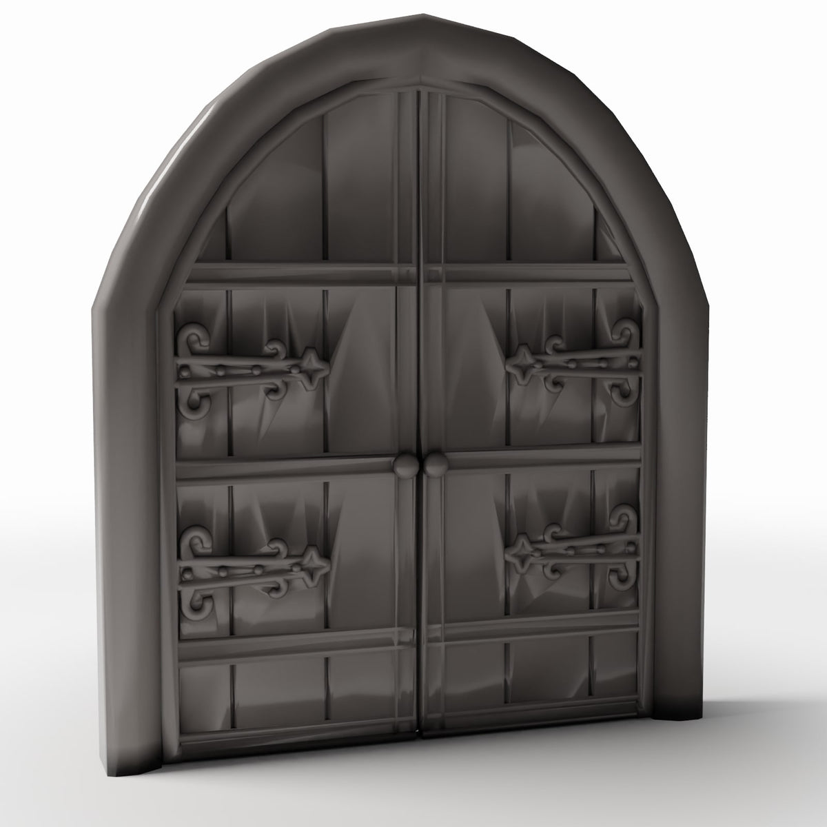Foto de producto de diorama y modelismo 3: Edificio para diorama: amplio portal de iglesia con puerta de dos hojas (Ref. 669D)