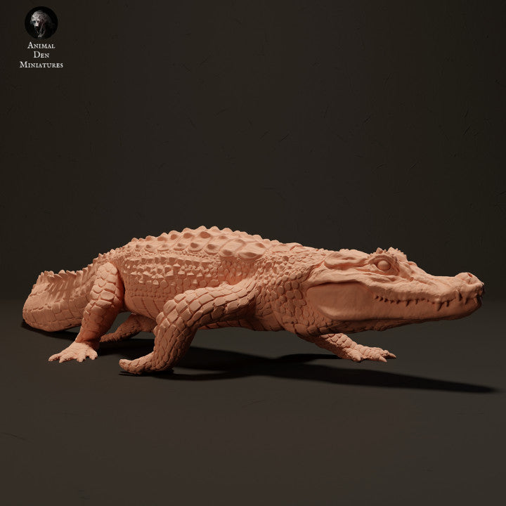 Foto de producto, figura de animal Animal Den Miniatures 0: Figura de reptil: caimán negro (23_06_05)
