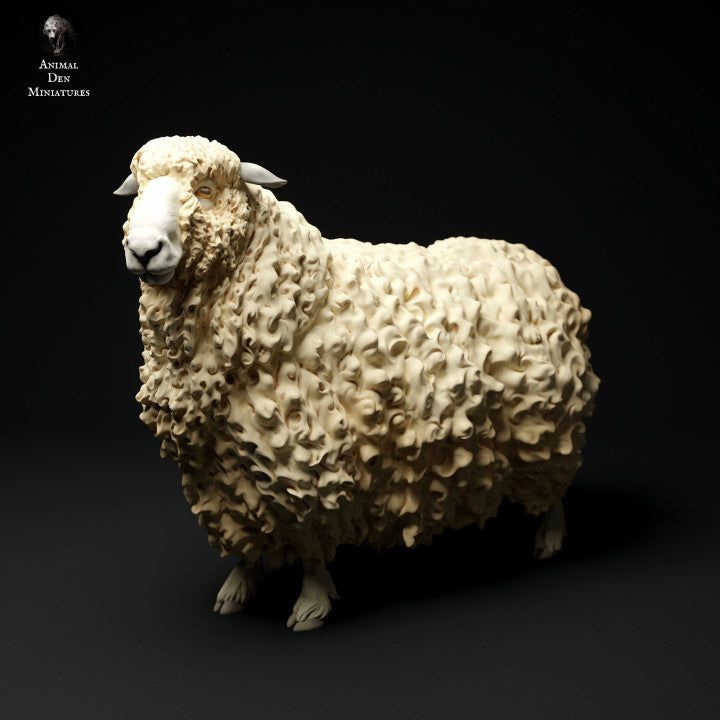 Foto del producto Figura de animal Diorama, Modelismo: 0: Figuras de animales de granja: Oveja - oveja de pie 2