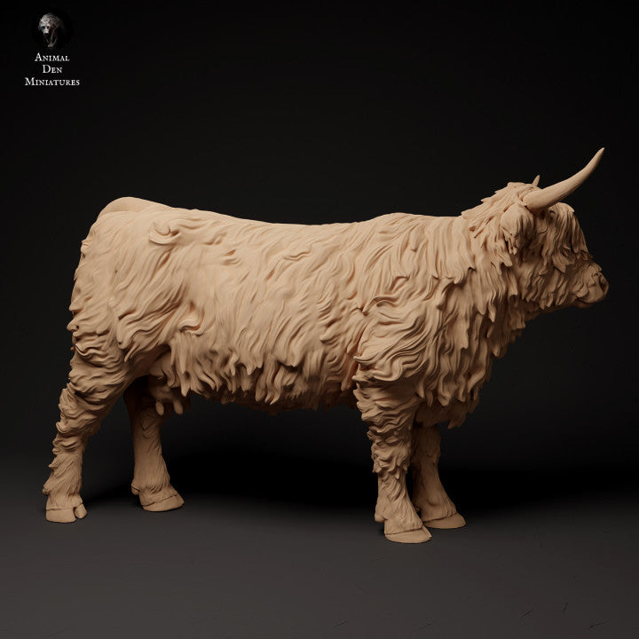 Produktfoto Tier Figur Diorama, Modellbau: 0: Schottisches Hochlandrind: Tiere aus Nordeuropa