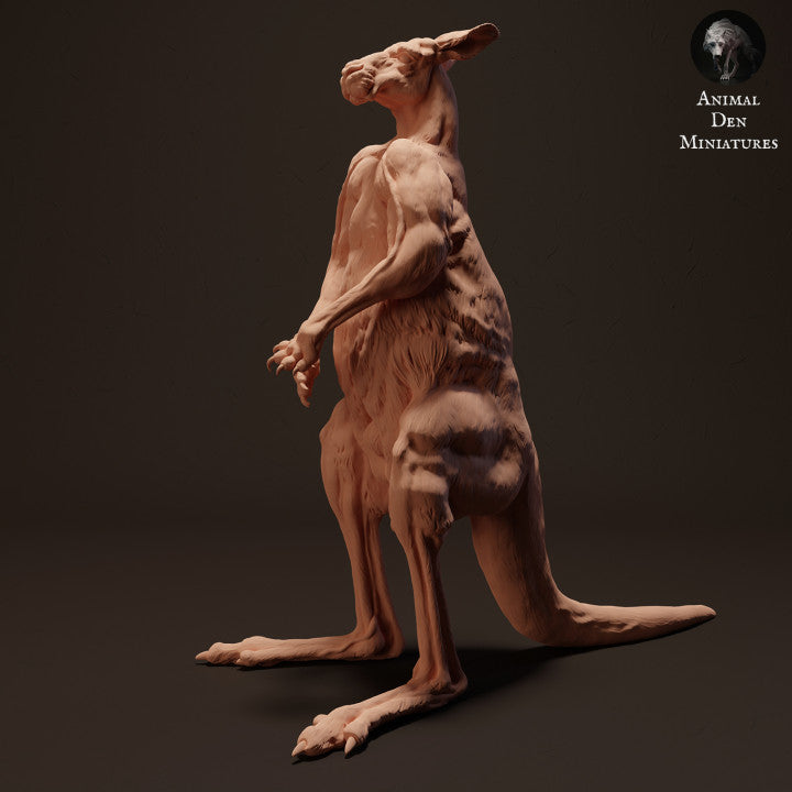 Foto de producto de figura animal Animal Den Miniatures 2: Figura de animal salvaje: canguro rojo gigante Jack (23_04_03)
