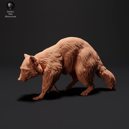 Foto del producto figura de animal diorama, modelismo: 0: mapache caminando: animales del norte