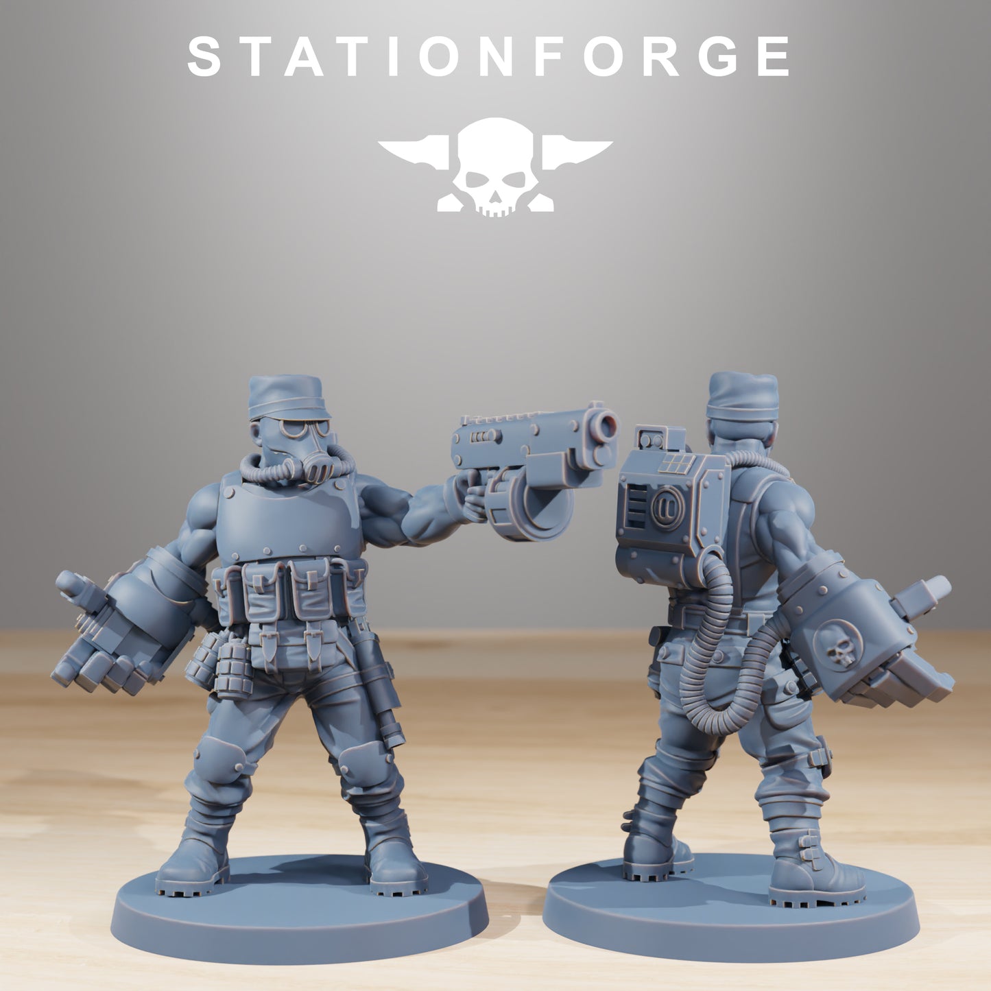 Foto del producto Tabletop 28mm The Printing Goes Ever On (TPGEO) 0: GrimGuard Hunters