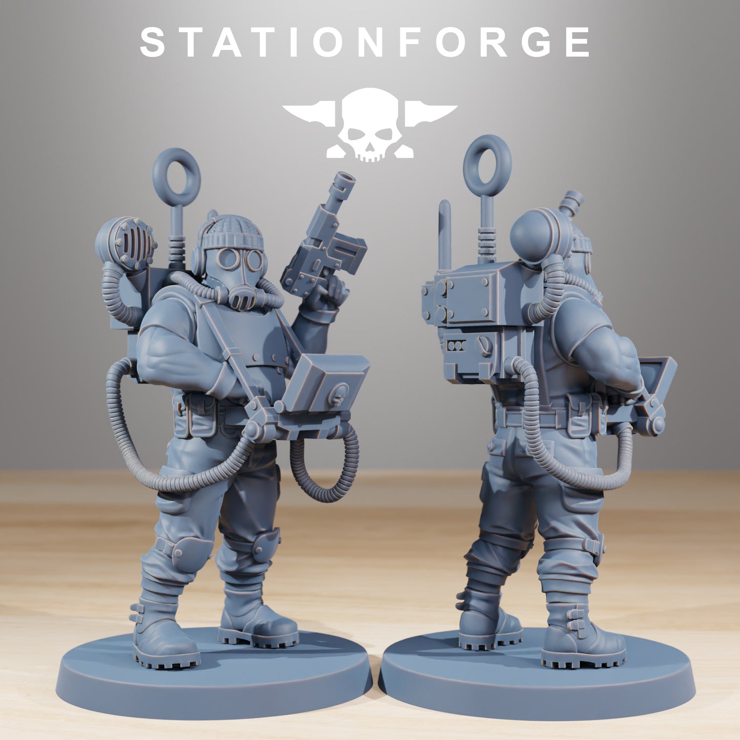 Foto del producto Tabletop 28mm The Printing Goes Ever On (TPGEO) 0: GrimGuard Hunters