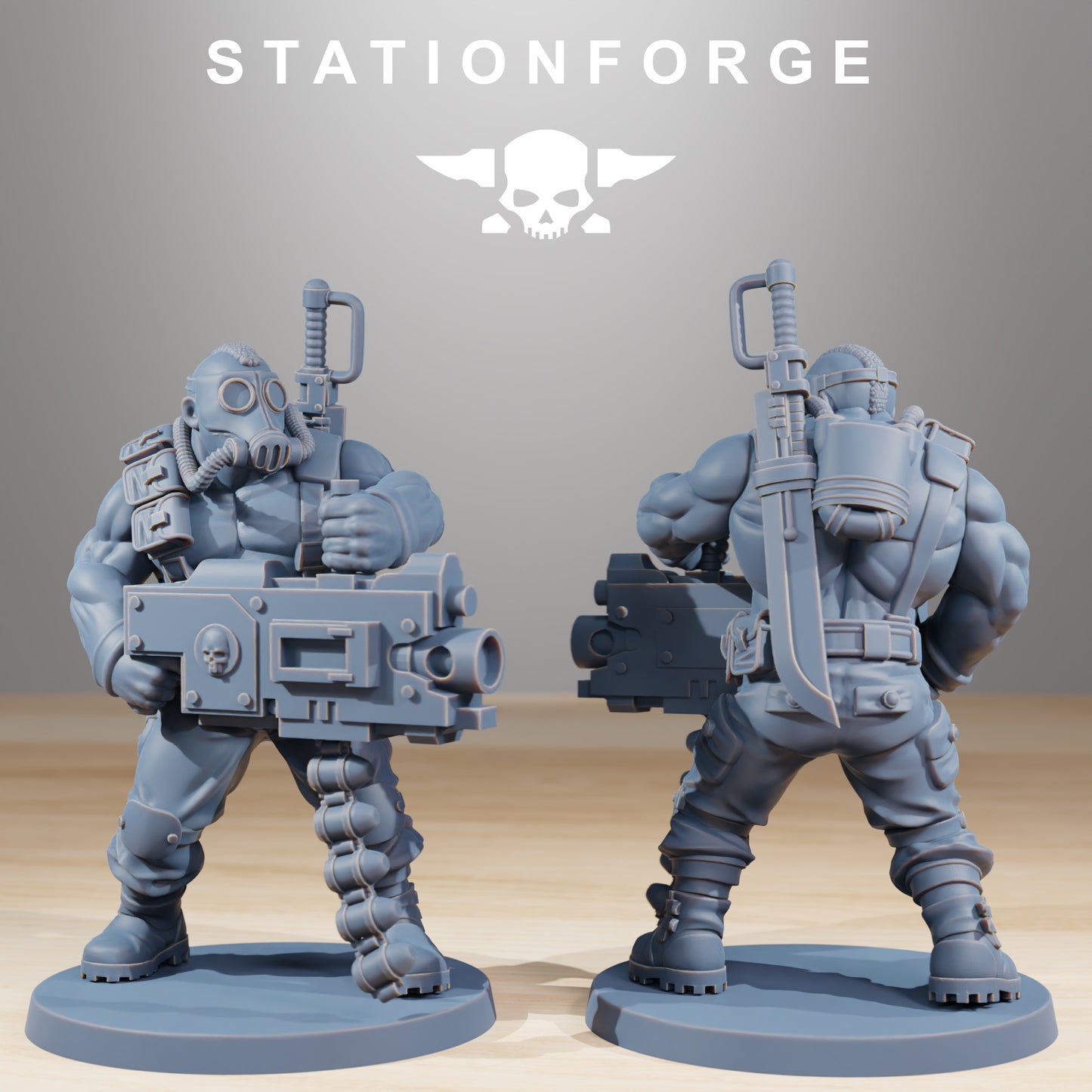 Foto del producto Tabletop 28mm The Printing Goes Ever On (TPGEO) 0: GrimGuard Hunters