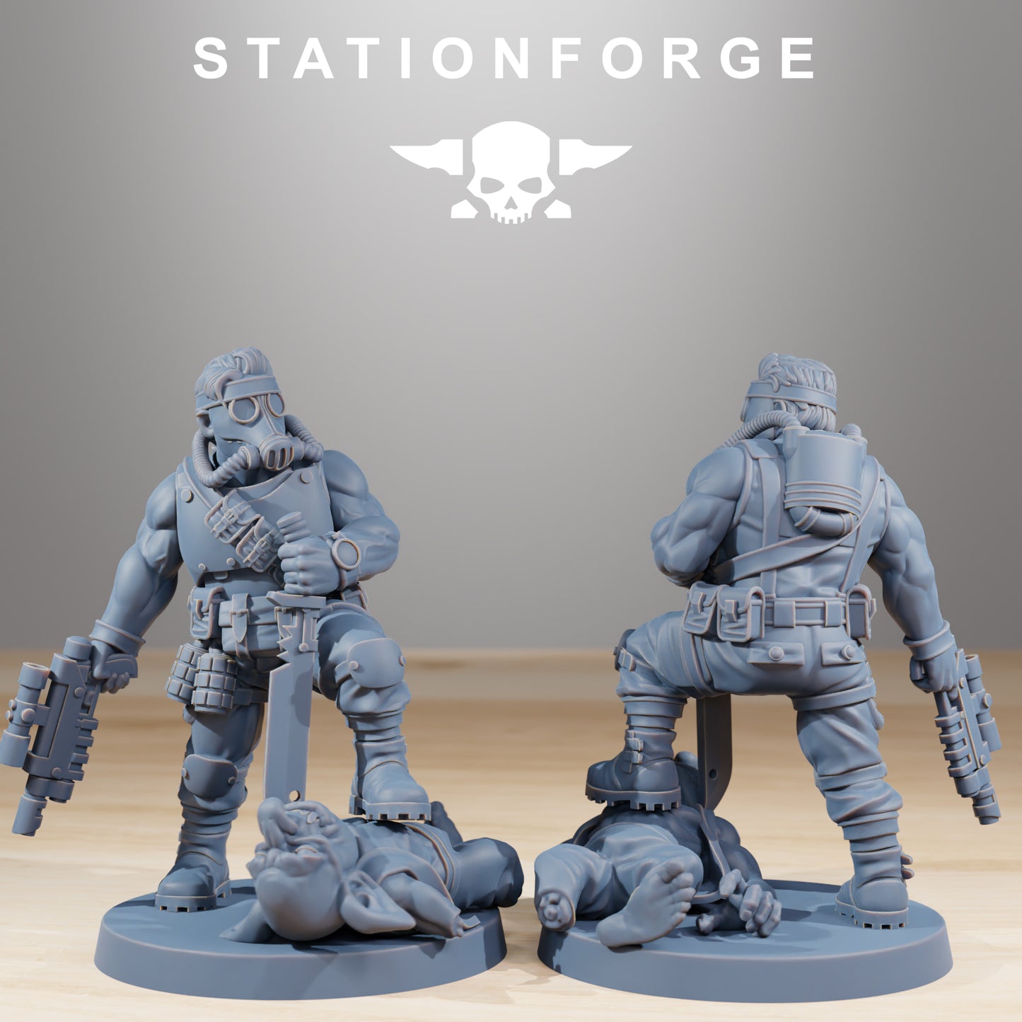 Foto del producto Tabletop 28mm The Printing Goes Ever On (TPGEO) 0: GrimGuard Hunters