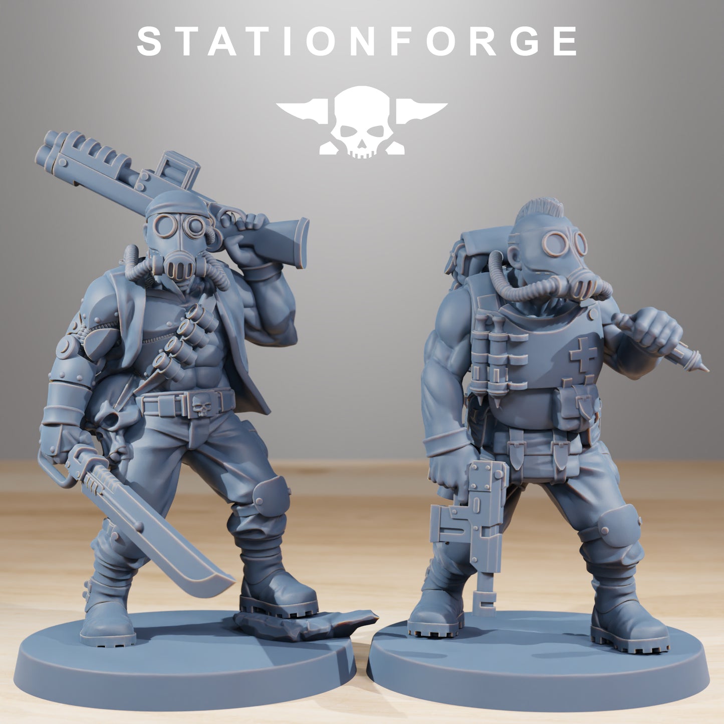 Foto del producto Tabletop 28mm The Printing Goes Ever On (TPGEO) 0: GrimGuard Hunters