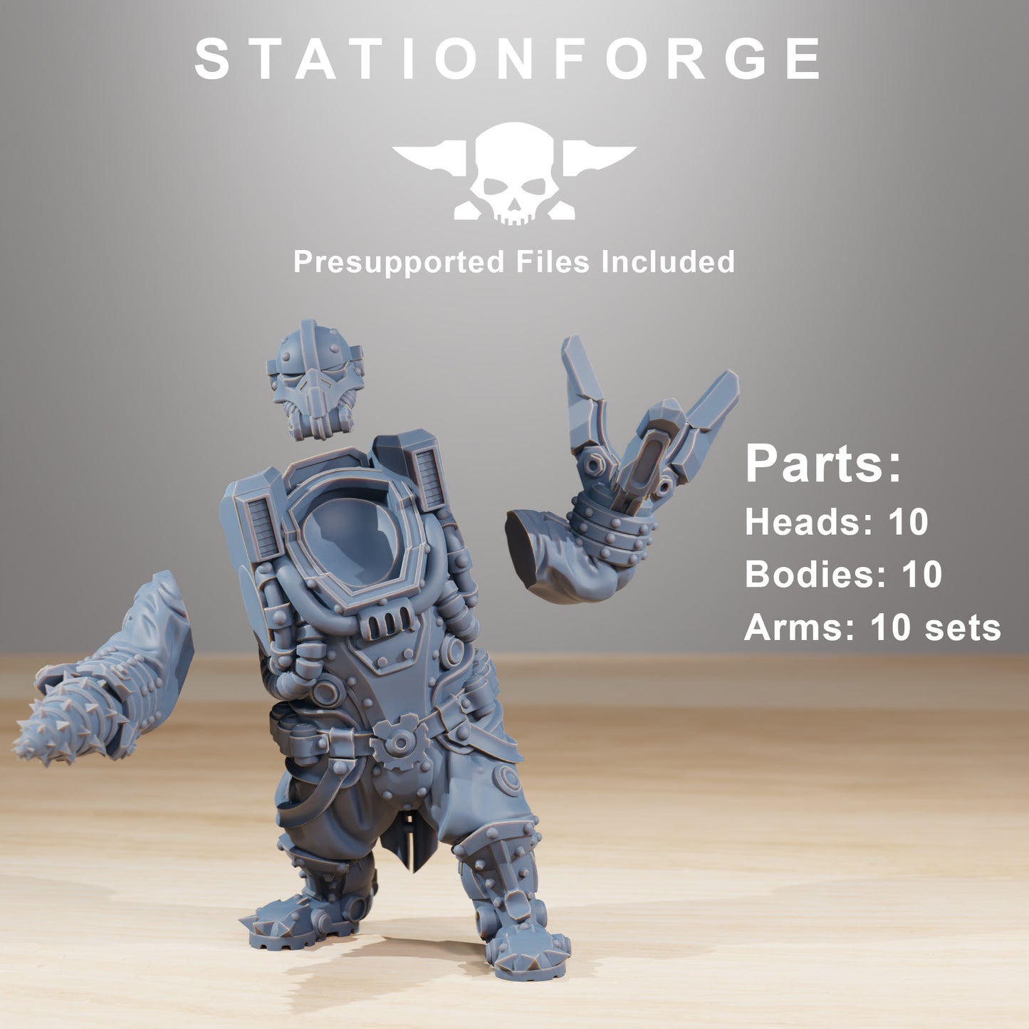 Foto del producto Tabletop 28mm The Printing Goes Ever On (TPGEO) 0: Soporte Pesado de Primeros Intervenciones