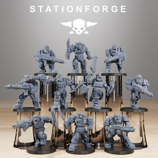 Foto del producto Tabletop 28mm The Printing Goes Ever On (TPGEO) 0: Berserkers Orkaz