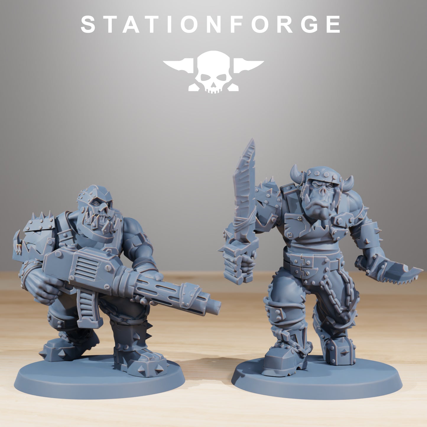 Foto del producto Tabletop 28mm The Printing Goes Ever On (TPGEO) 0: Berserkers Orkaz