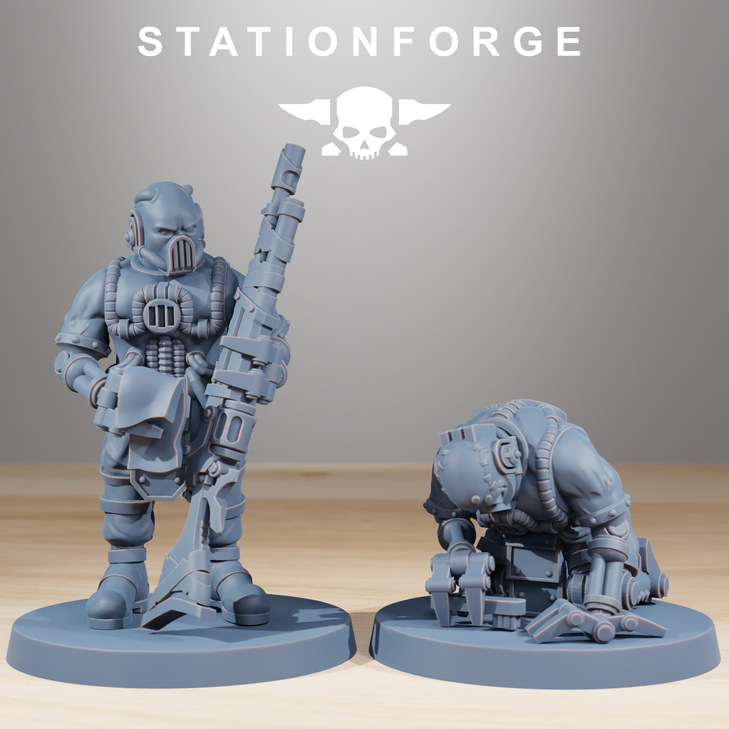 Foto del producto Tabletop 28mm The Printing Goes Ever On (TPGEO) 0: Ciborgs Recolectores