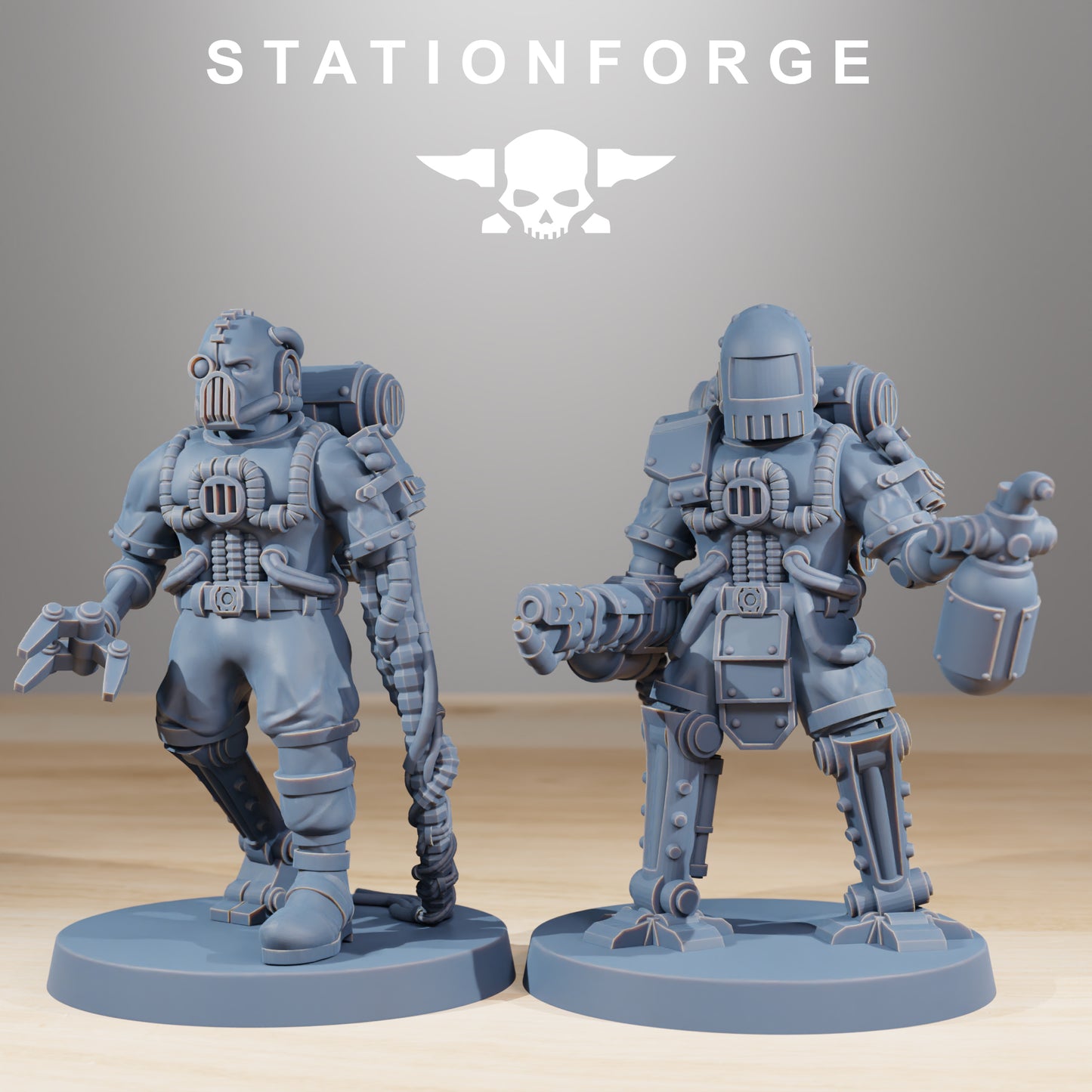 Foto del producto Tabletop 28mm The Printing Goes Ever On (TPGEO) 0: Ciborgs Recolectores