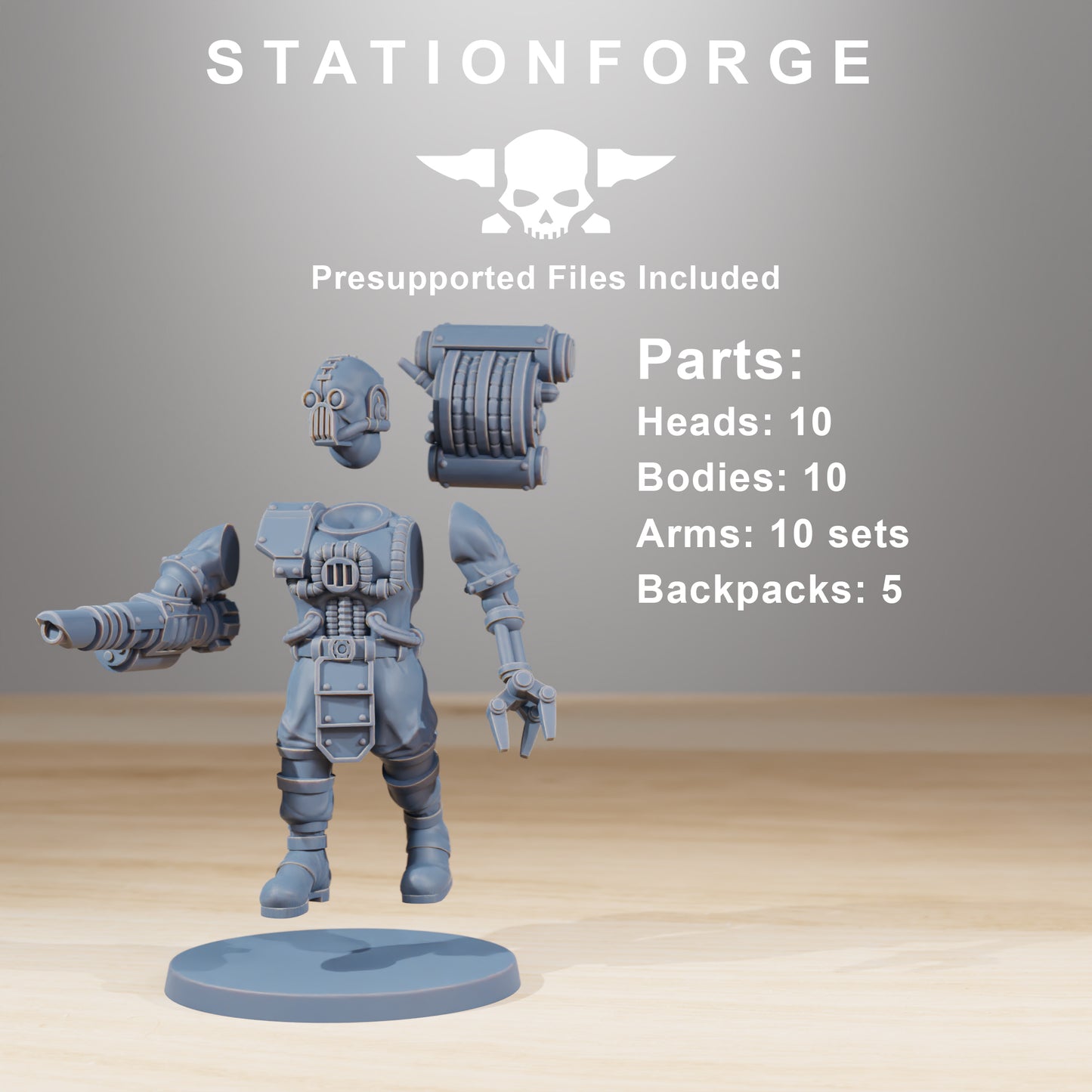 Foto del producto Tabletop 28mm The Printing Goes Ever On (TPGEO) 0: Ciborgs Recolectores