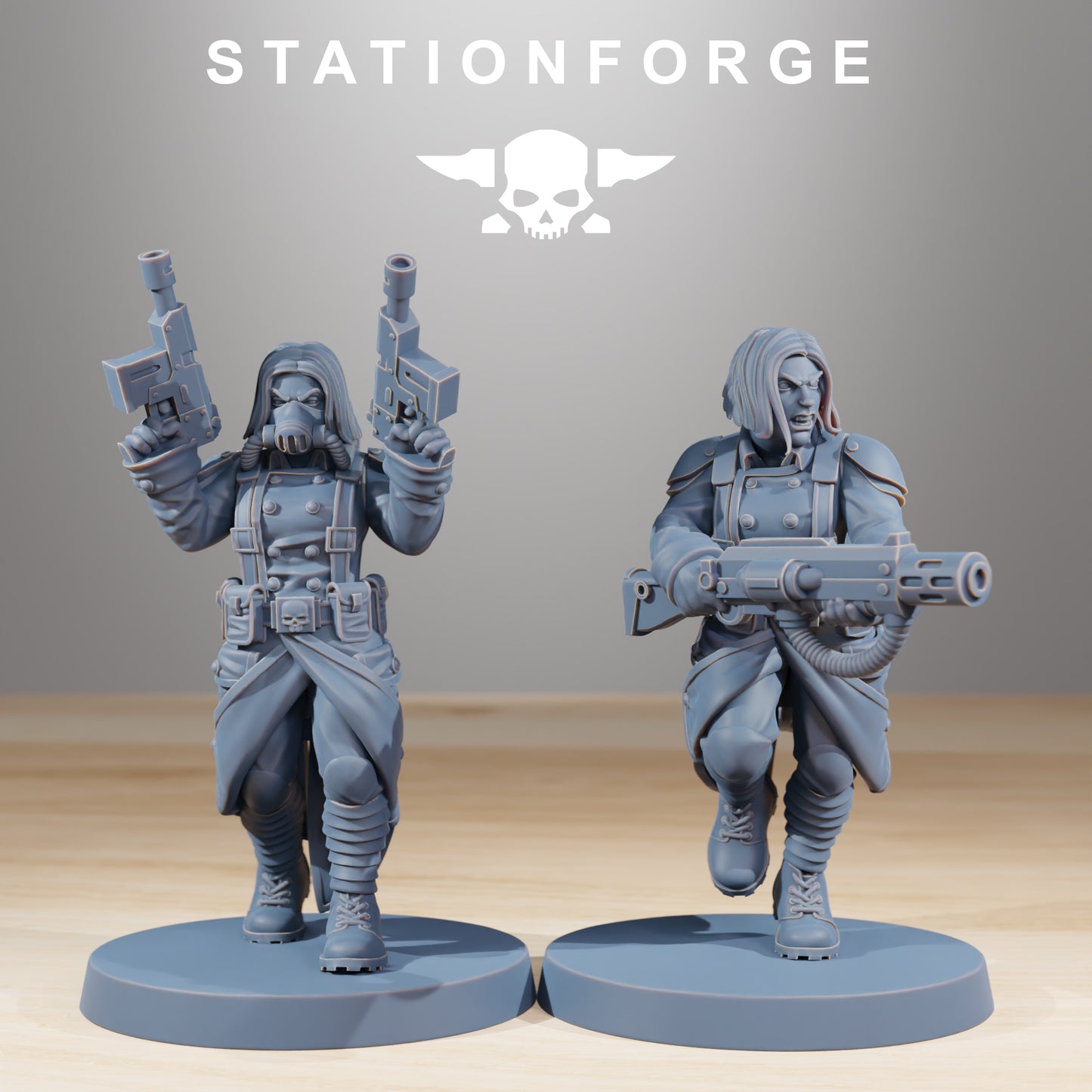 Foto del producto Tabletop 28mm The Printing Goes Ever On (TPGEO) 0: Hermanas de Guerra GrimGuard