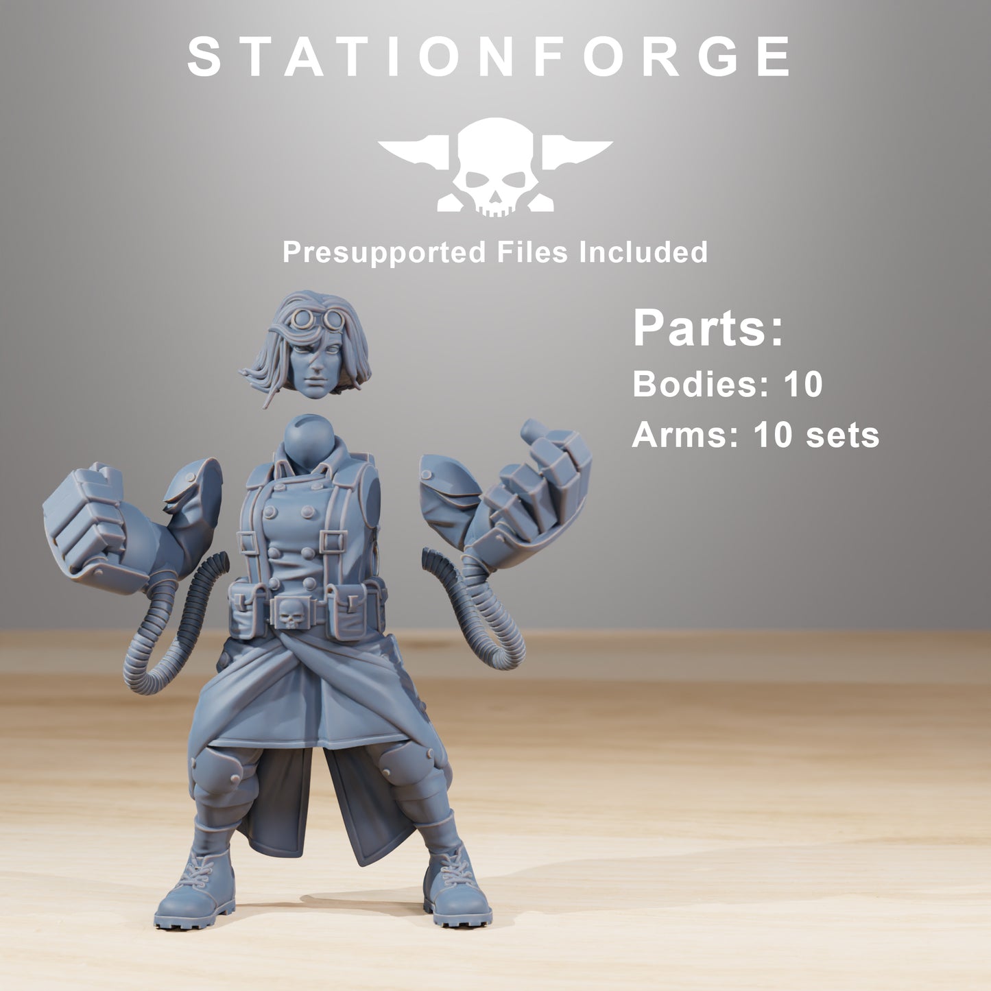 Foto del producto Tabletop 28mm The Printing Goes Ever On (TPGEO) 0: Hermanas de Guerra GrimGuard