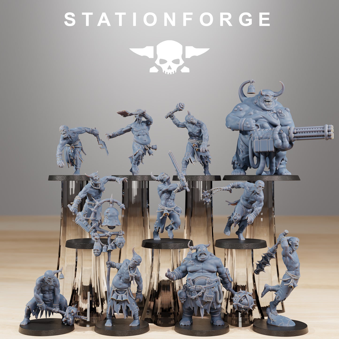 Foto del producto Tabletop 28mm The Printing Goes Ever On (TPGEO) 0: Guardias Corruptos Caminantes