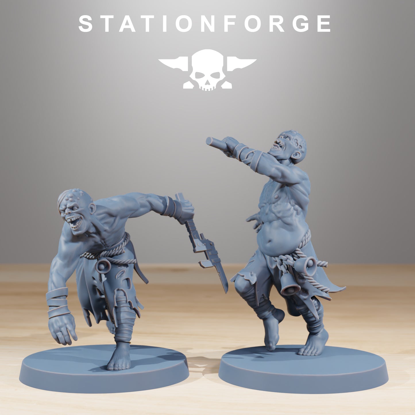 Foto del producto Tabletop 28mm The Printing Goes Ever On (TPGEO) 0: Guardias Corruptos Caminantes