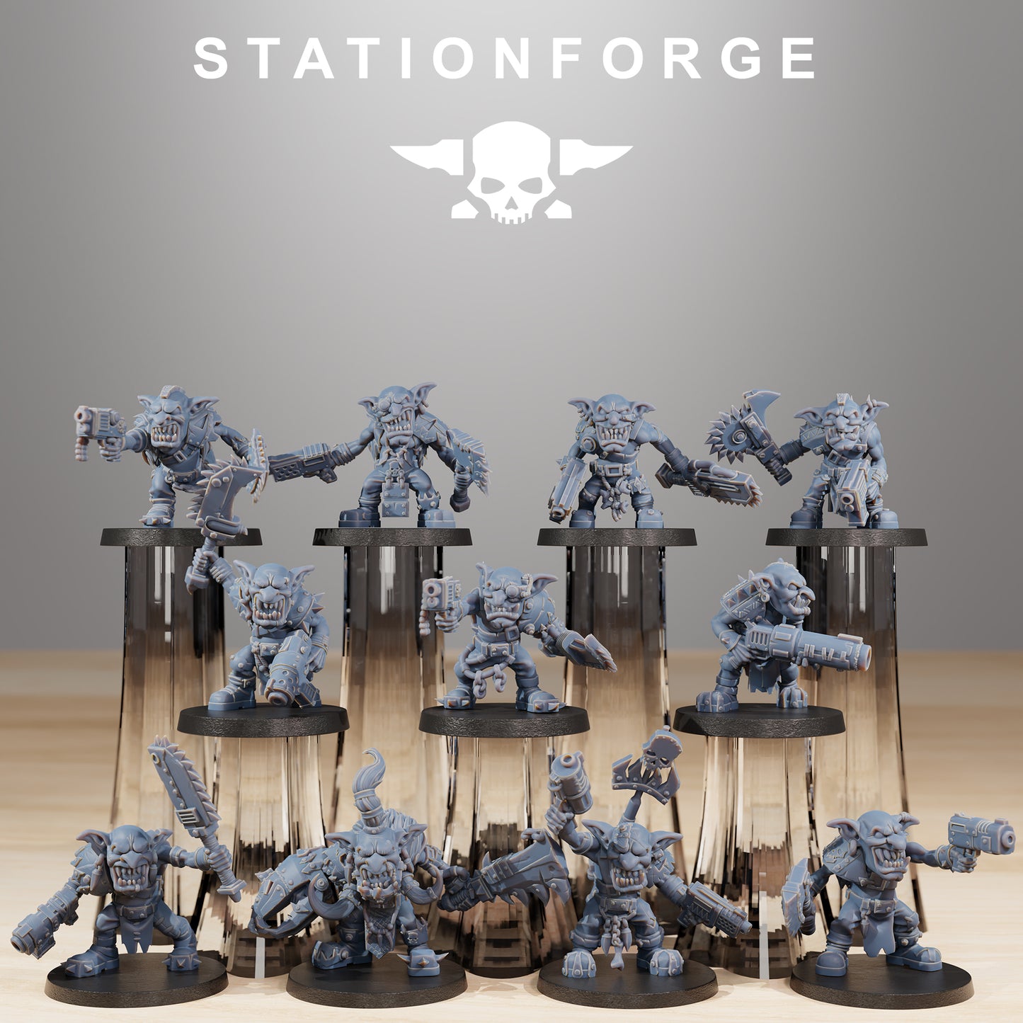 Foto del producto Tabletop 28mm The Printing Goes Ever On (TPGEO) 0: Berserkers Gobs