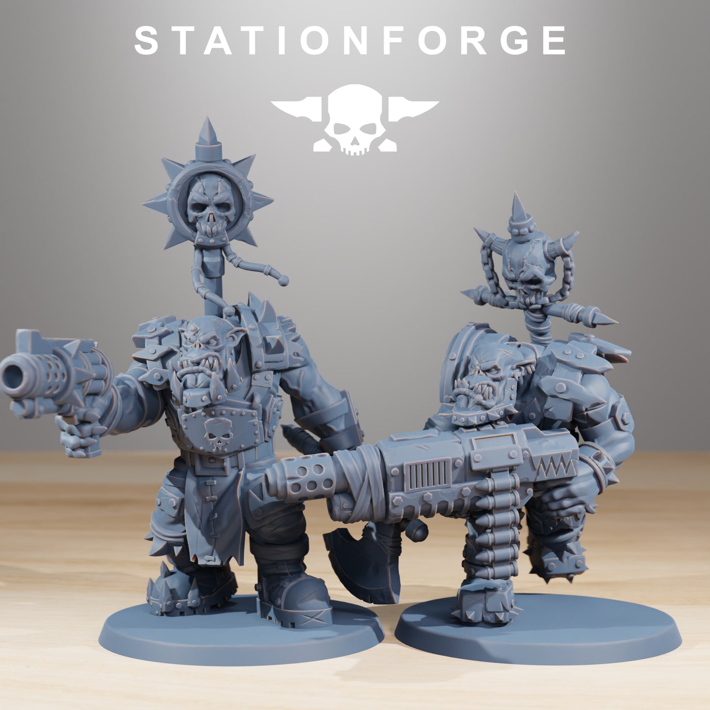 Foto del producto Tabletop 28mm The Printing Goes Ever On (TPGEO) 0: Orkaz SullKrushers