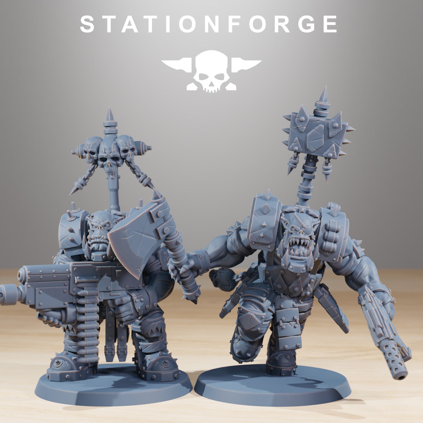 Foto del producto Tabletop 28mm The Printing Goes Ever On (TPGEO) 0: Orkaz SullKrushers