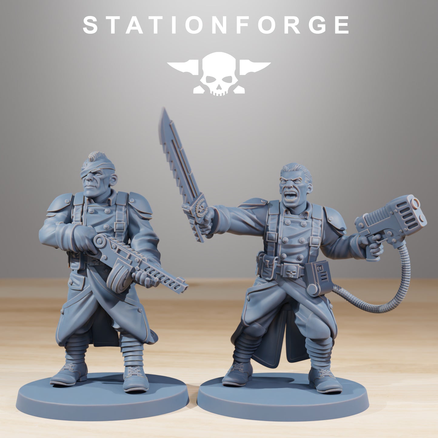 Foto del producto Tabletop 28mm The Printing Goes Ever On (TPGEO) 0: Combatientes GrimGuard