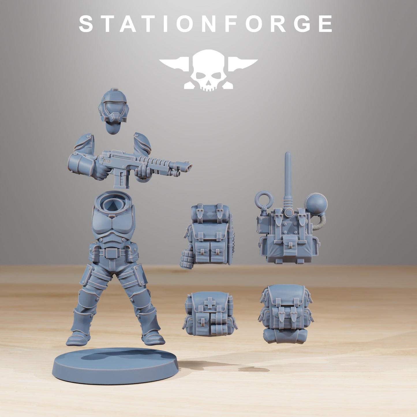 Foto del producto Tabletop 28mm The Printing Goes Ever On (TPGEO) 0: Kit de Constructor de Infantería Vaskar
