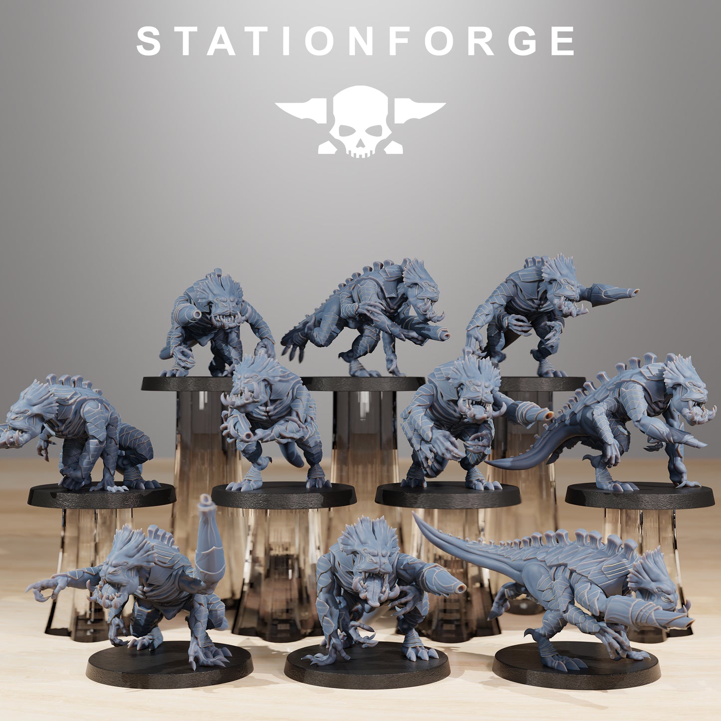 Produktfoto Tabletop 28mm The Printing Goes Ever On (TPGEO) 0: Xenarid Infantry