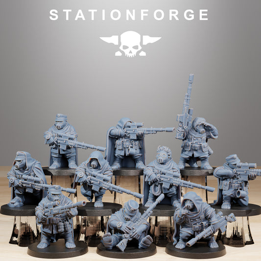 Foto del producto Tabletop 28mm The Printing Goes Ever On (TPGEO) 0: GrimGuard Skulldarts