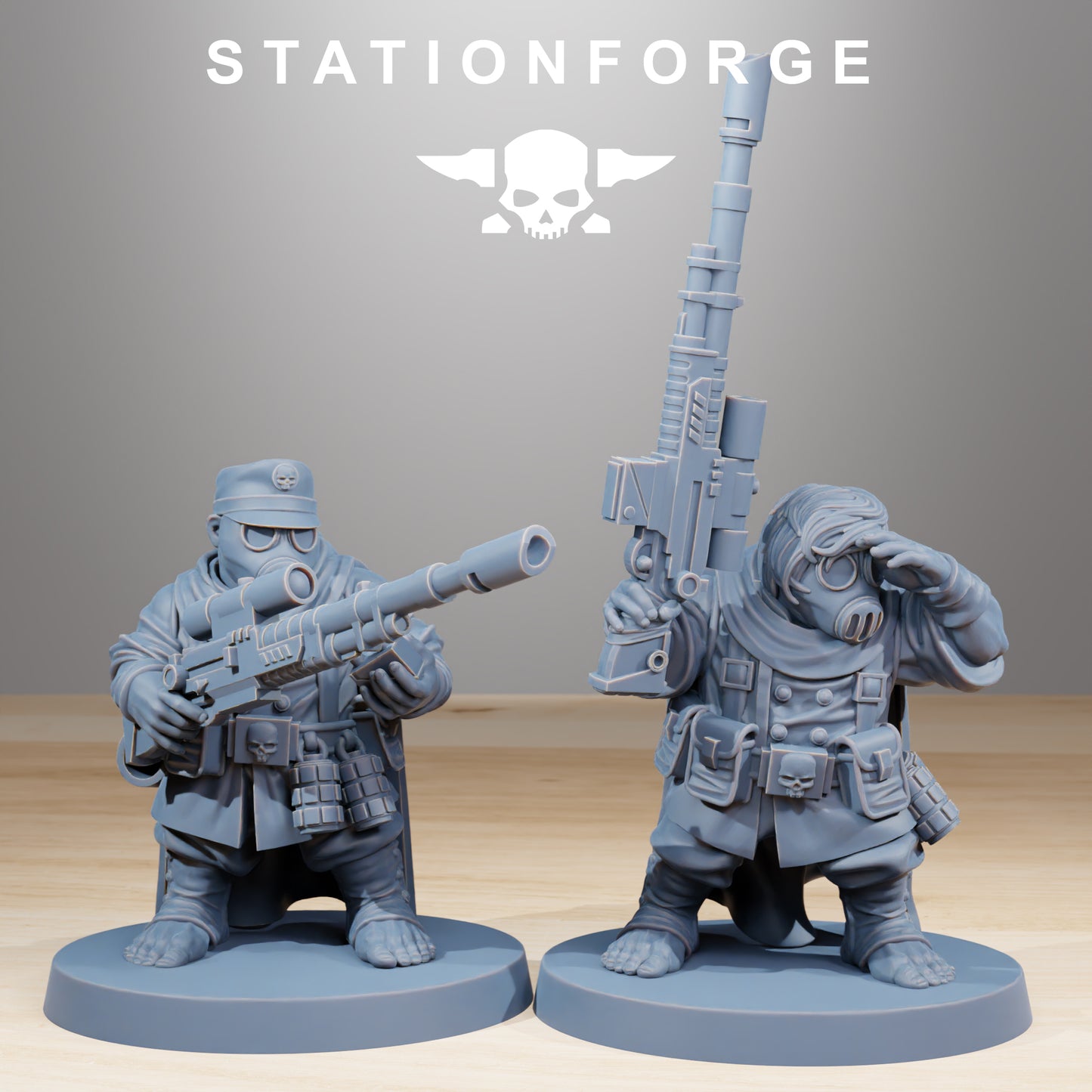 Foto del producto Tabletop 28mm The Printing Goes Ever On (TPGEO) 0: GrimGuard Skulldarts