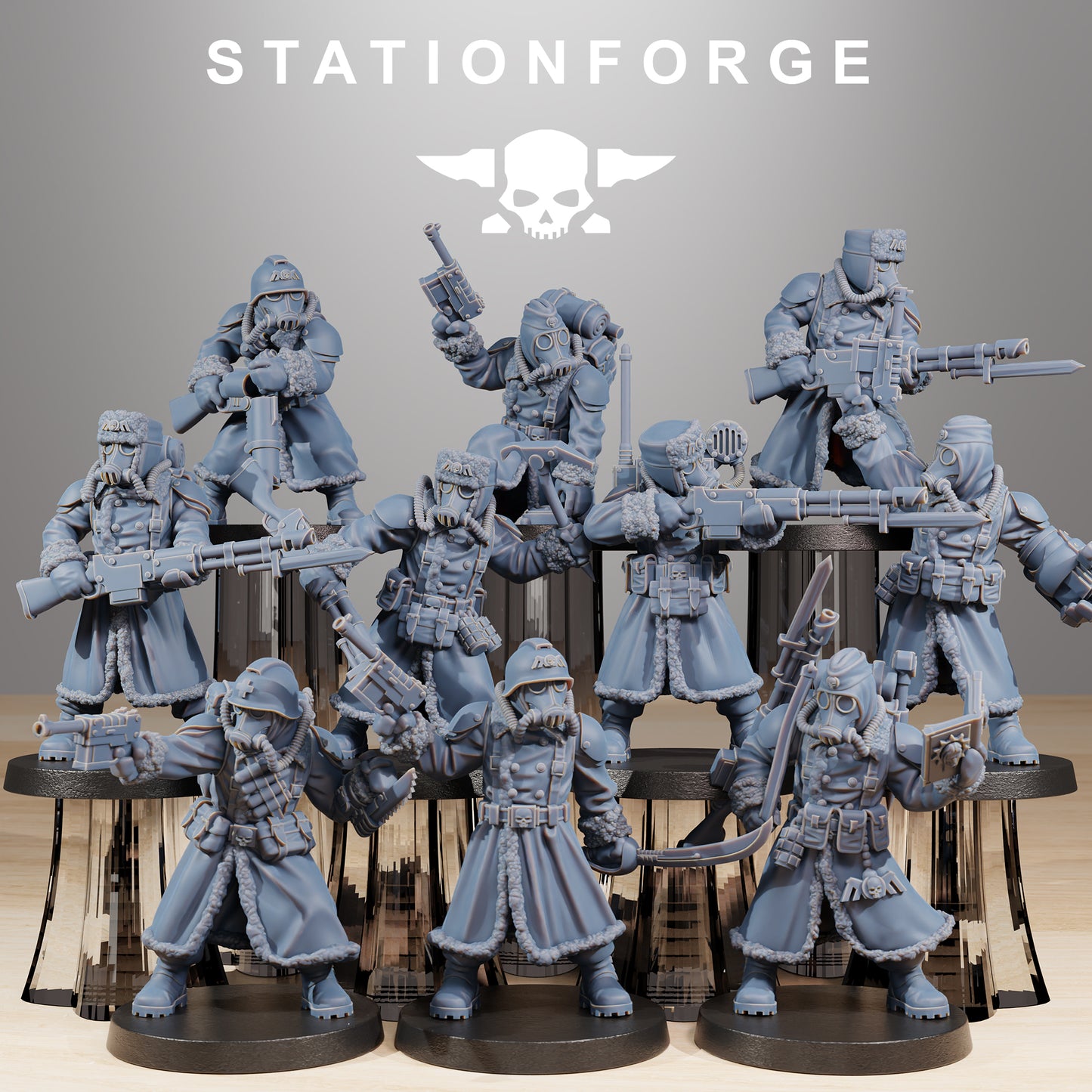 Foto del producto Tabletop 28mm The Printing Goes Ever On (TPGEO) 0: GrimGuard Frostwatch