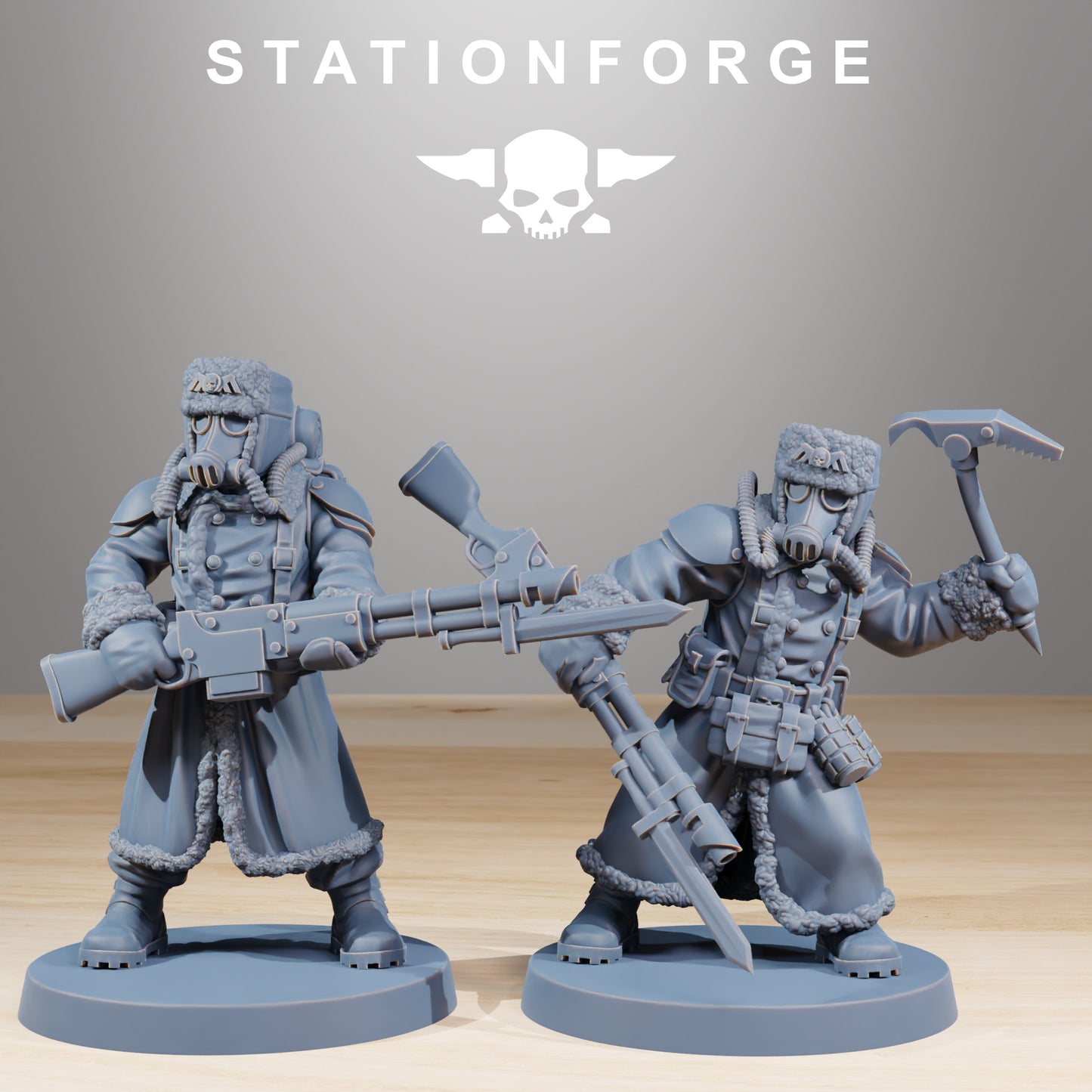 Foto del producto Tabletop 28mm The Printing Goes Ever On (TPGEO) 0: GrimGuard Frostwatch