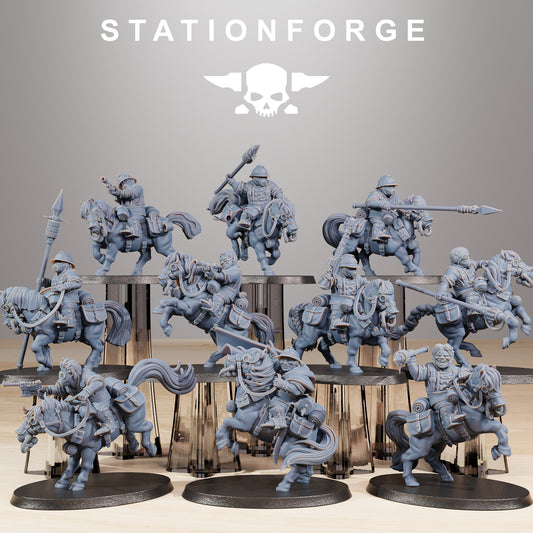 Foto del producto Tabletop 28mm The Printing Goes Ever On (TPGEO) 0: Caballería de Ponis GrimGuard