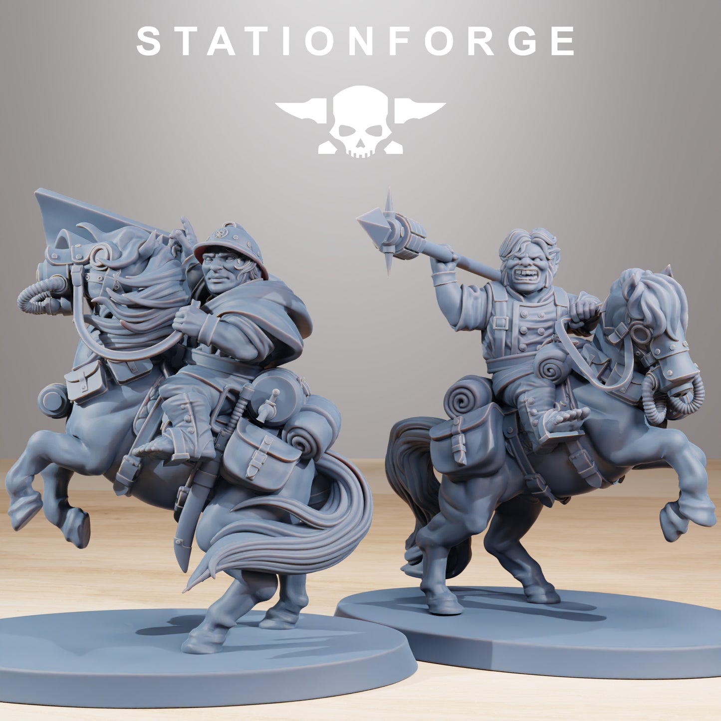 Foto del producto Tabletop 28mm The Printing Goes Ever On (TPGEO) 0: Caballería de Ponis GrimGuard