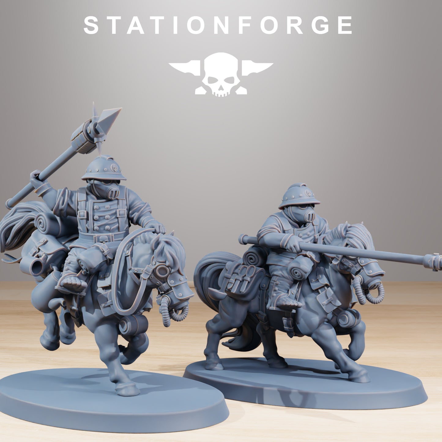 Foto del producto Tabletop 28mm The Printing Goes Ever On (TPGEO) 0: Caballería de Ponis GrimGuard