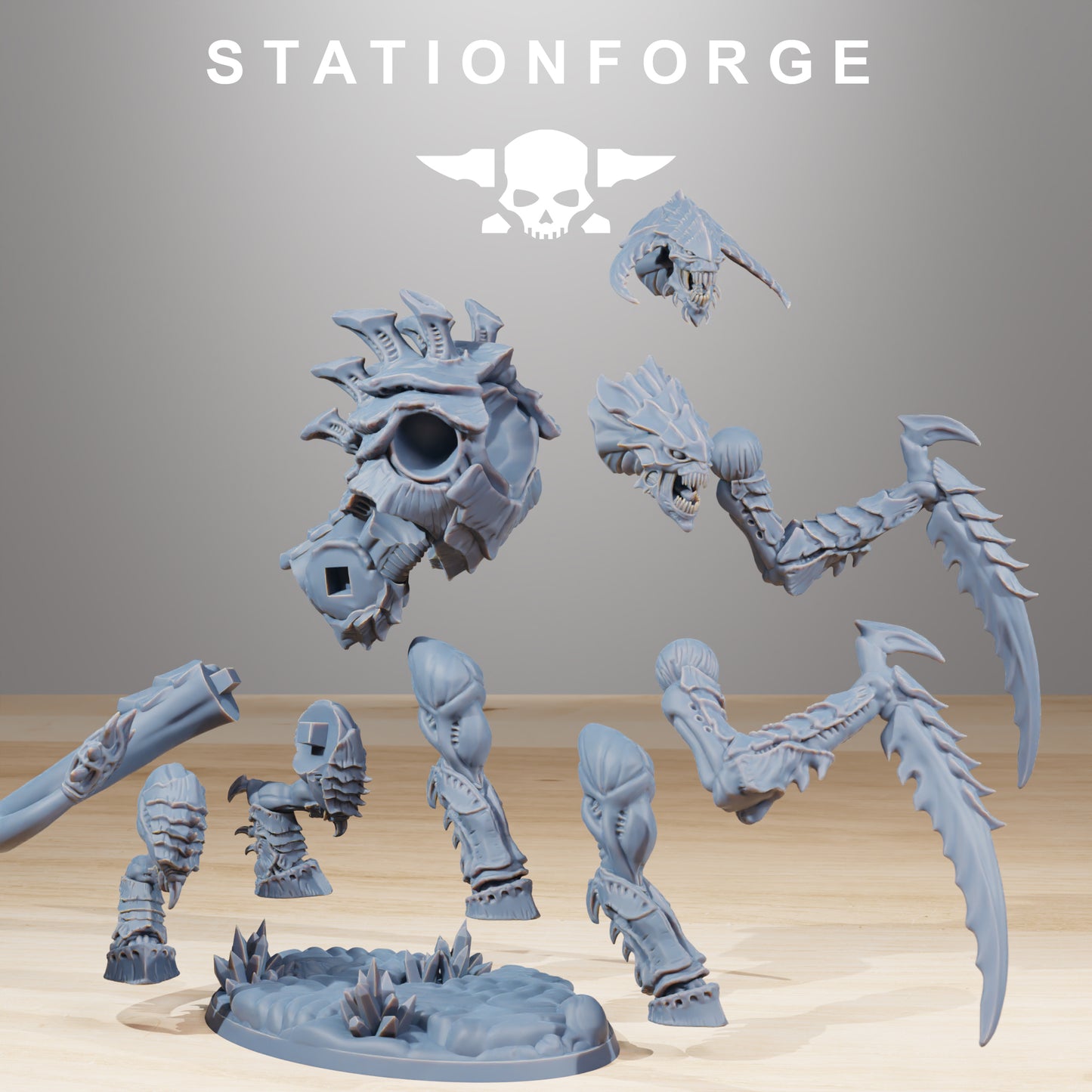 Foto del producto Tabletop 28mm The Printing Goes Ever On (TPGEO) 0: Xenarid Necrothorn