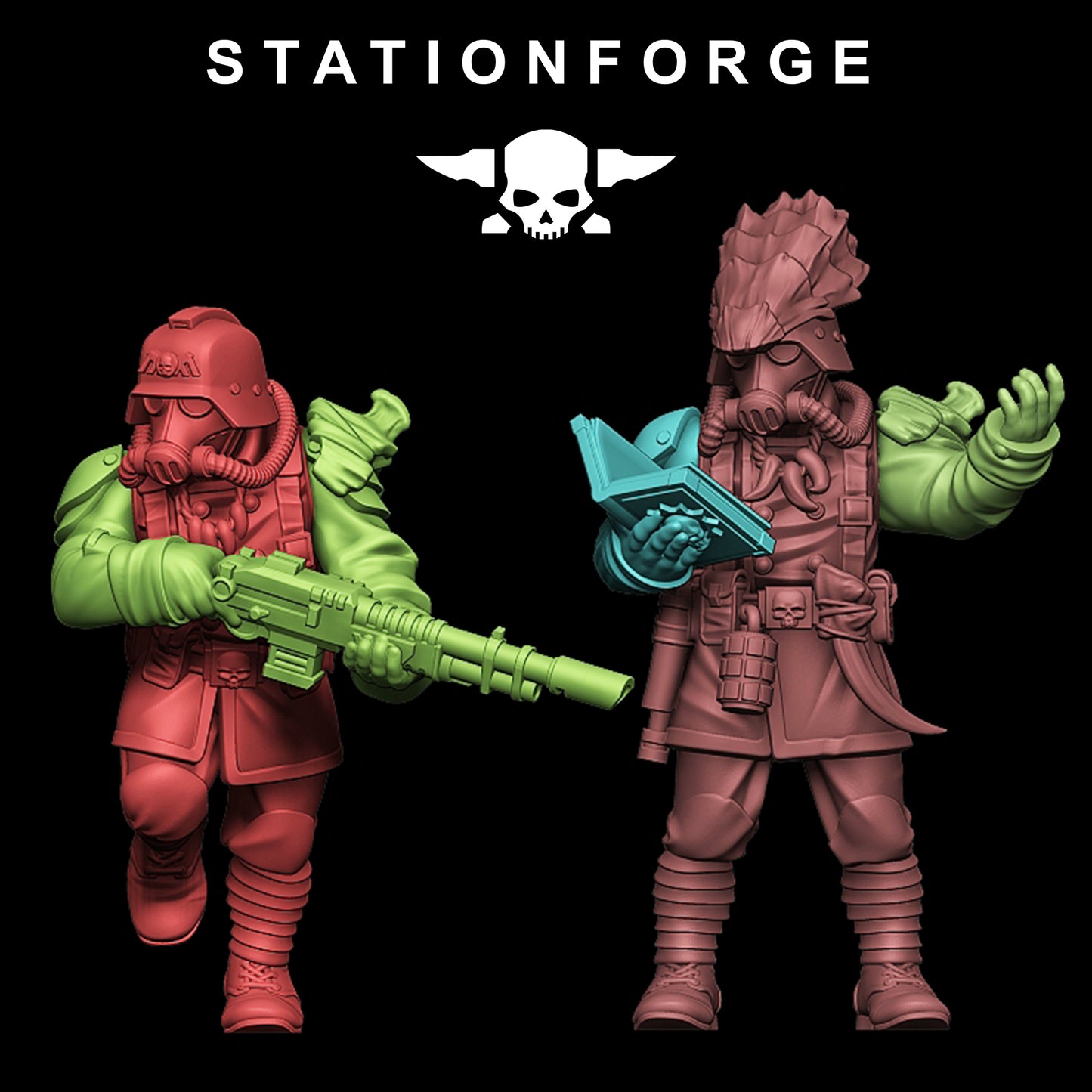 Foto del producto Tabletop 28mm The Printing Goes Ever On (TPGEO) 0: Cazadores Xenarid GrimGuard