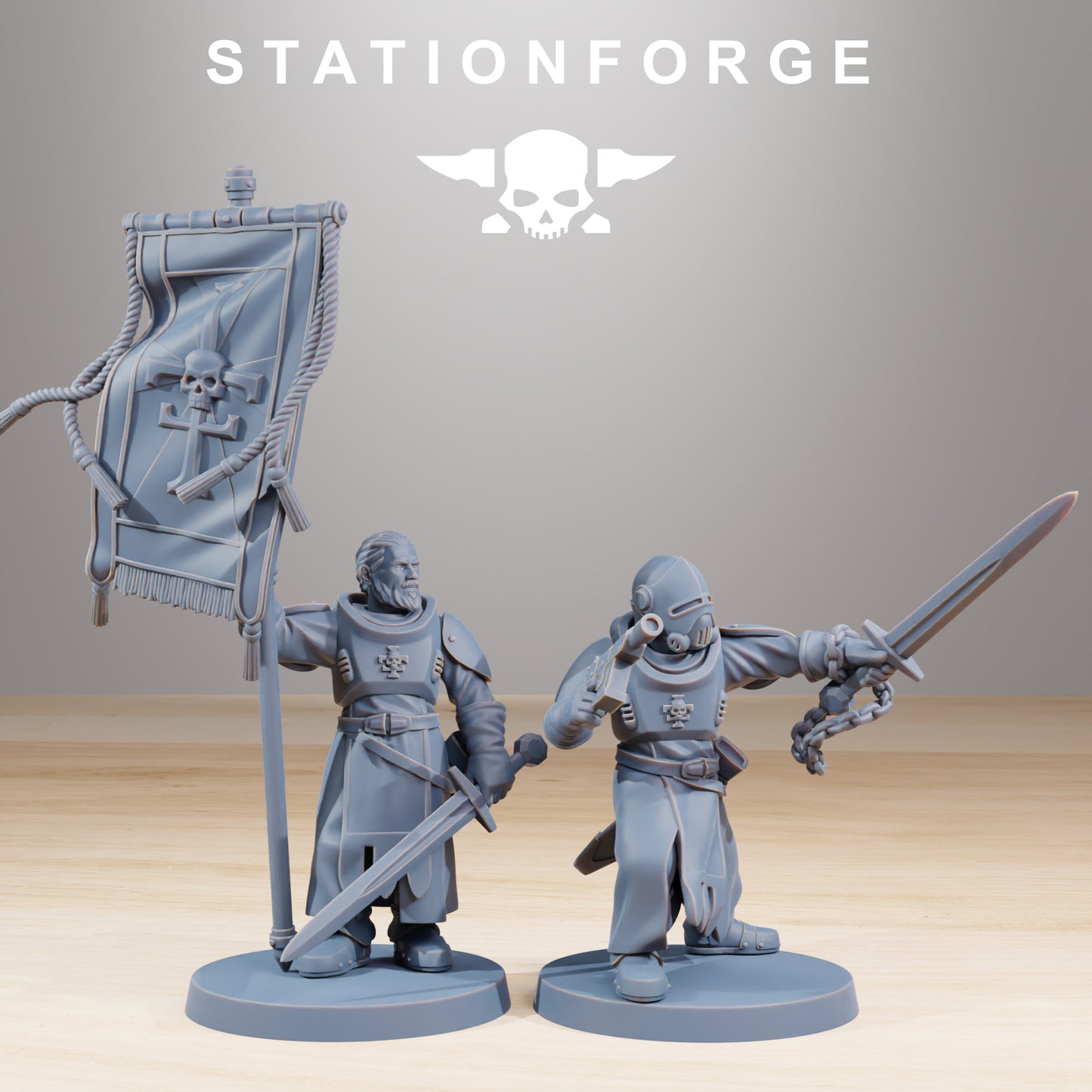 Foto del producto Tabletop 28mm The Printing Goes Ever On (TPGEO) 0: Templarios de la Guardia Real