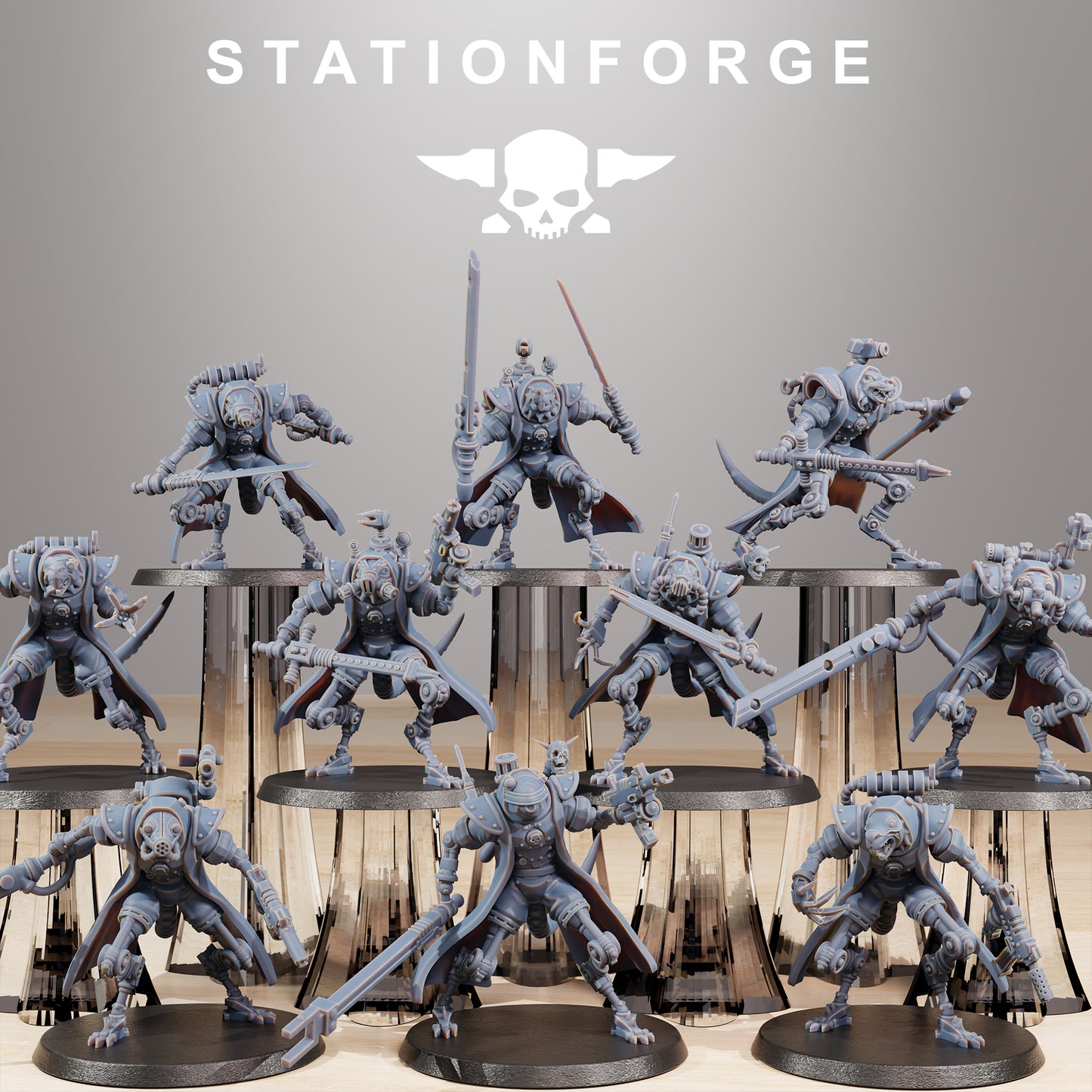 Foto del producto Tabletop 28mm The Printing Goes Ever On (TPGEO) 0: Raticus Curdsters