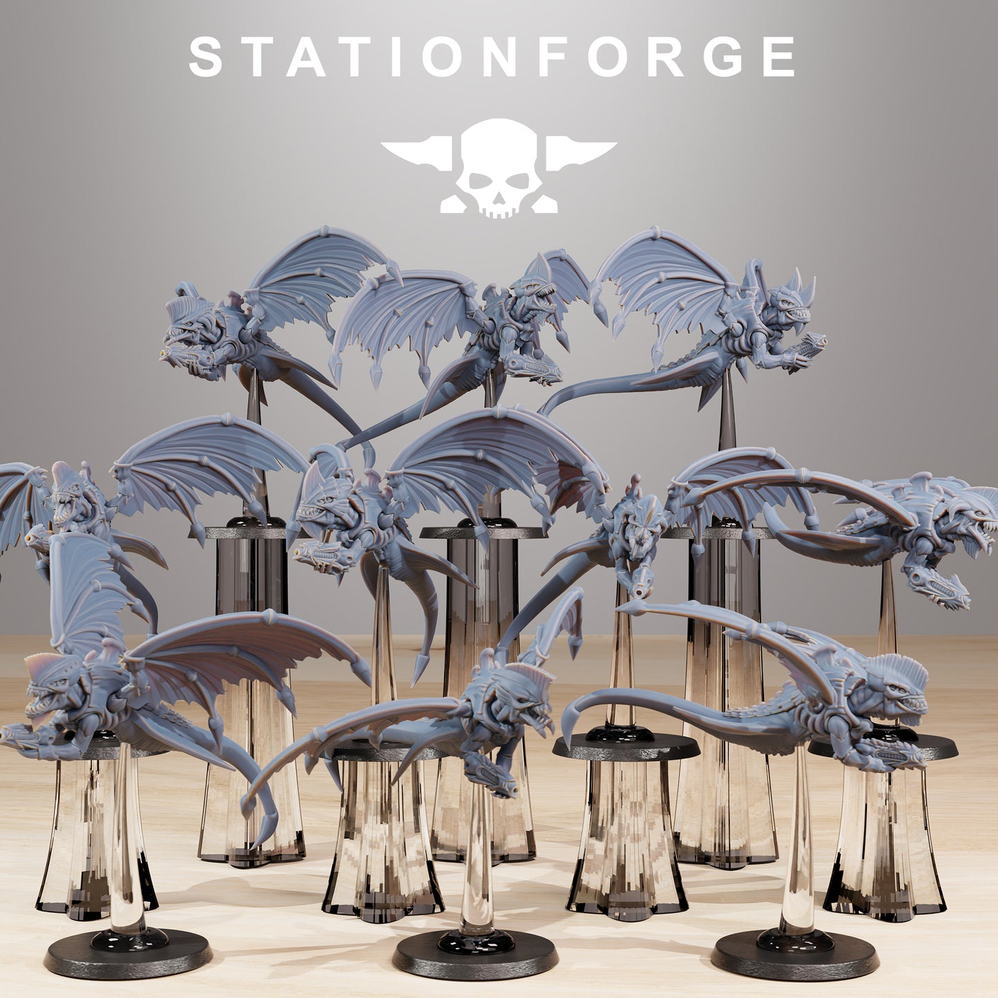 Foto del producto Tabletop 28mm The Printing Goes Ever On (TPGEO) 0: Xenarid Flyers