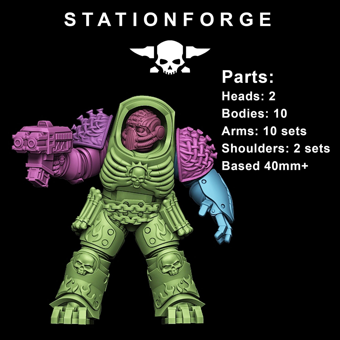 Produktfoto Tabletop 28mm The Printing Goes Ever On (TPGEO) 0: Doom Reaper Vanguards