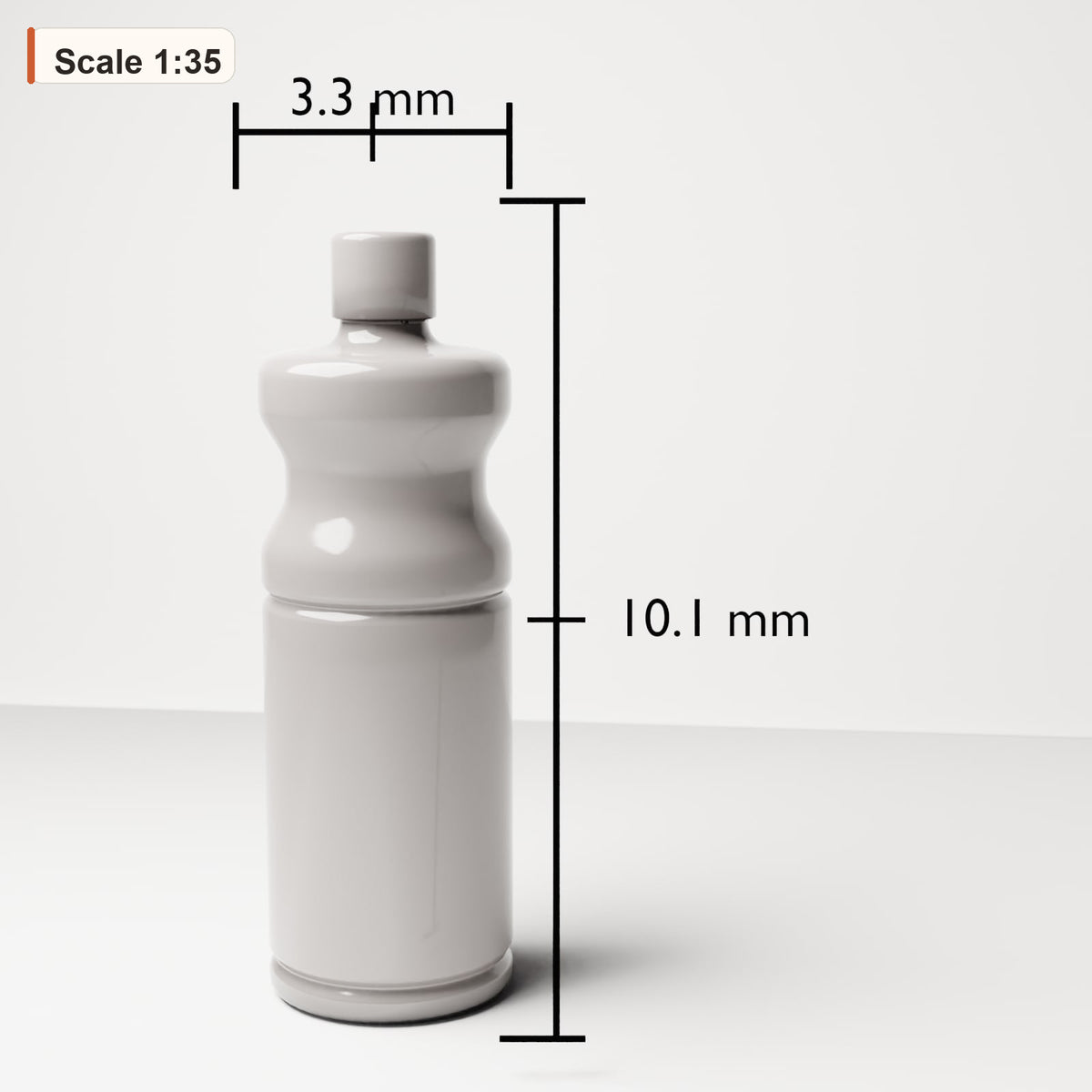 MyPortal 93 1: Diorama Lager & Markt: Kunststoff-Trinkflasche (Ref. 93D)