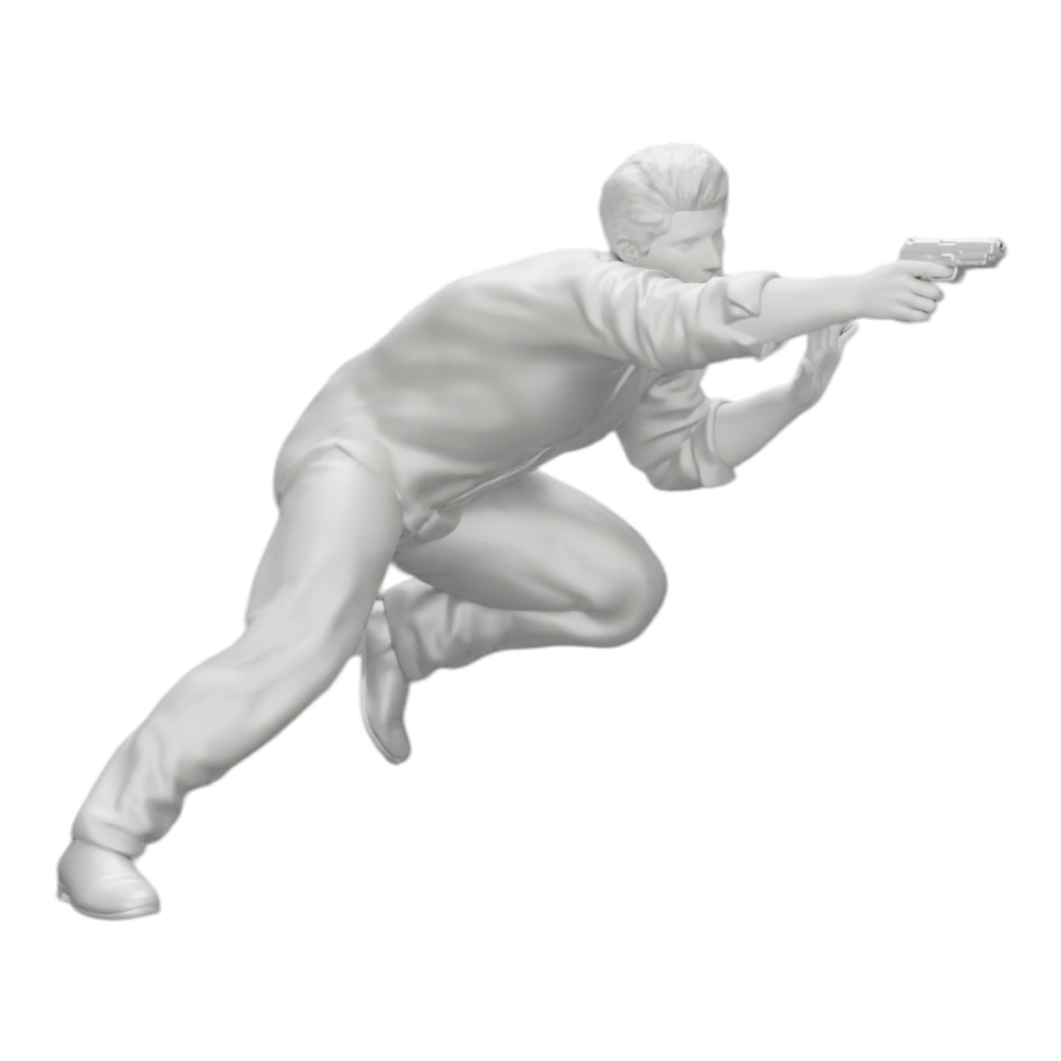 Foto de producto de modelismo de diorama 0: Gangster disparando con arma desde un coche (Ref. Nr. A6)