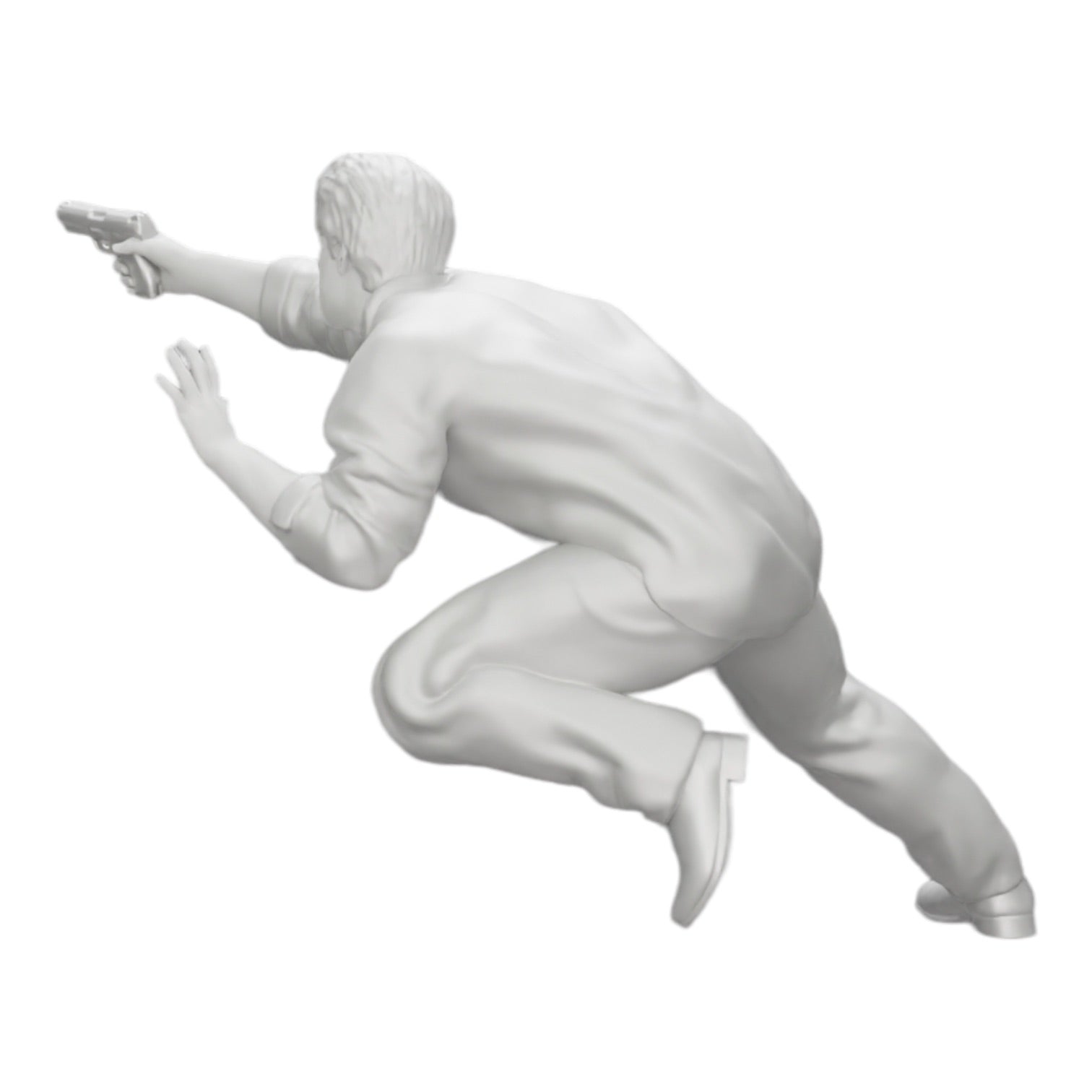 Foto de producto de modelismo de diorama 0: Gangster disparando con arma desde un coche (Ref. Nr. A6)