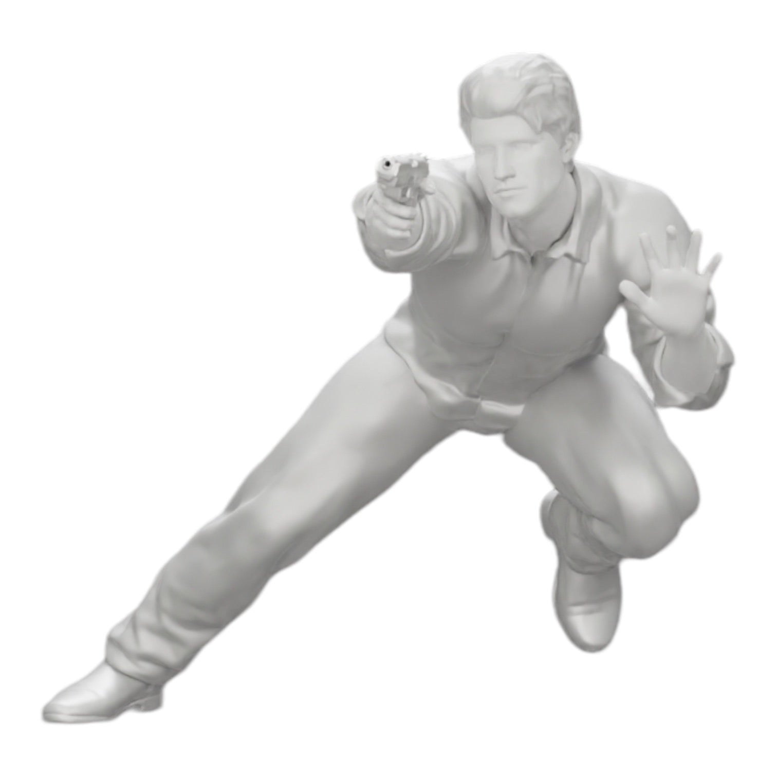 Foto de producto de modelismo de diorama 0: Gangster disparando con arma desde un coche (Ref. Nr. A6)