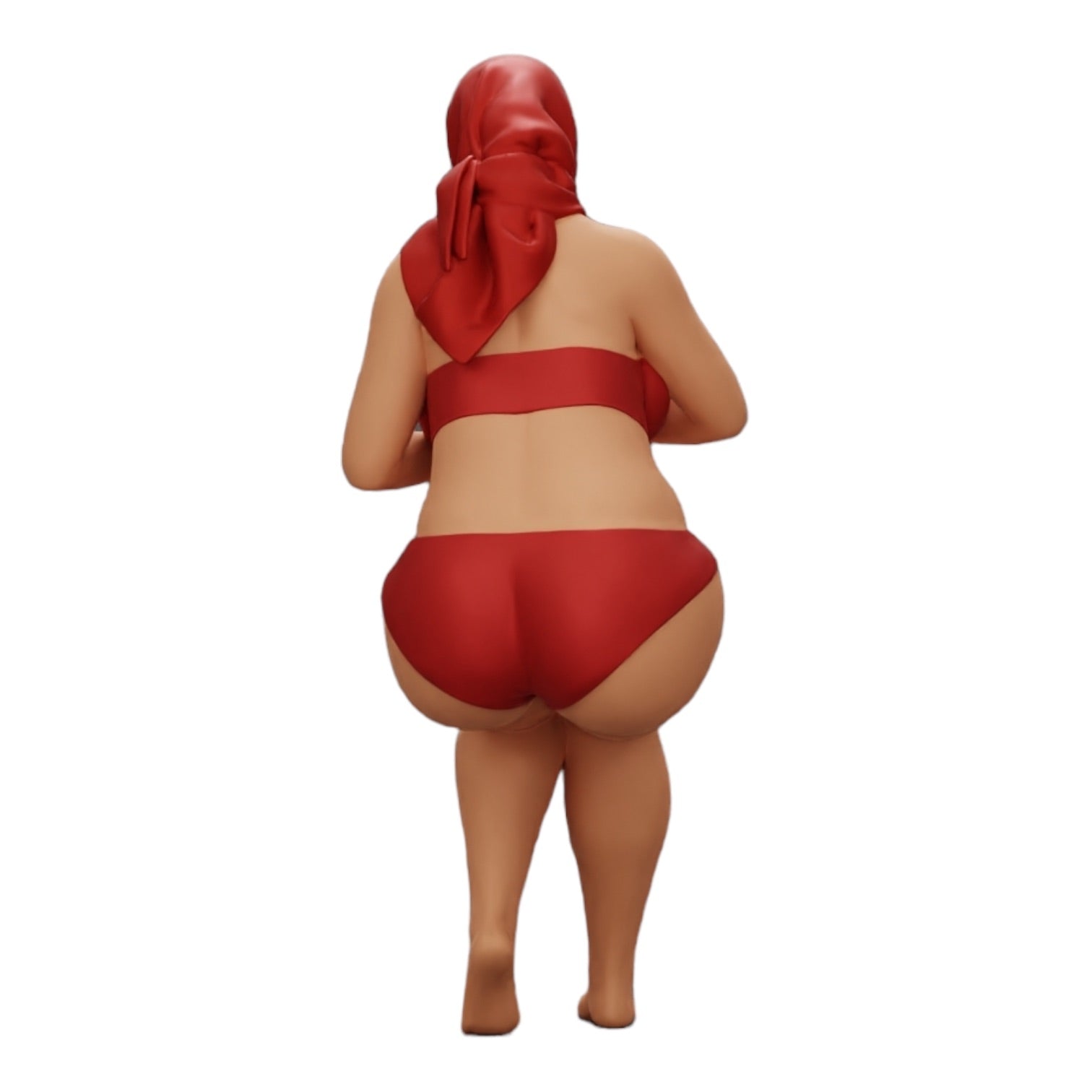 Foto de producto de modelismo de diorama 0: Mujer sexy en bikini y gafas de sol con protector solar en la playa (Ref Nr. A9)