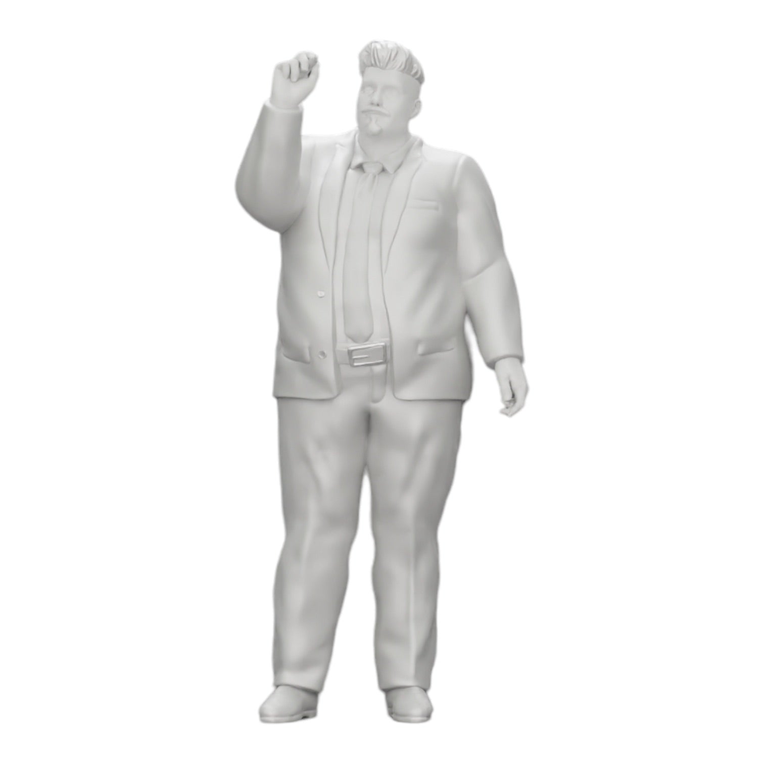 Foto de producto de diorama: Hombre de negocios corpulento escribiendo en una pizarra (Ref Nr. A19)